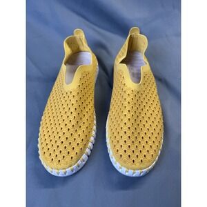 Ilse Jacobsen Tulip 139 Flats Womens 41 Goldenrod Perforated Slip On Casual Shoe